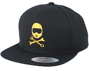 Helmbones Black Snapback