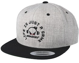 Life Is Just A Game Grey/Black Snapback - Gamerz