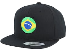Brasil Circle Black Snapback - Forza