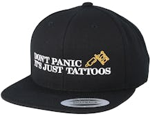 No Panic Black Snapback - Tattoo Collective
