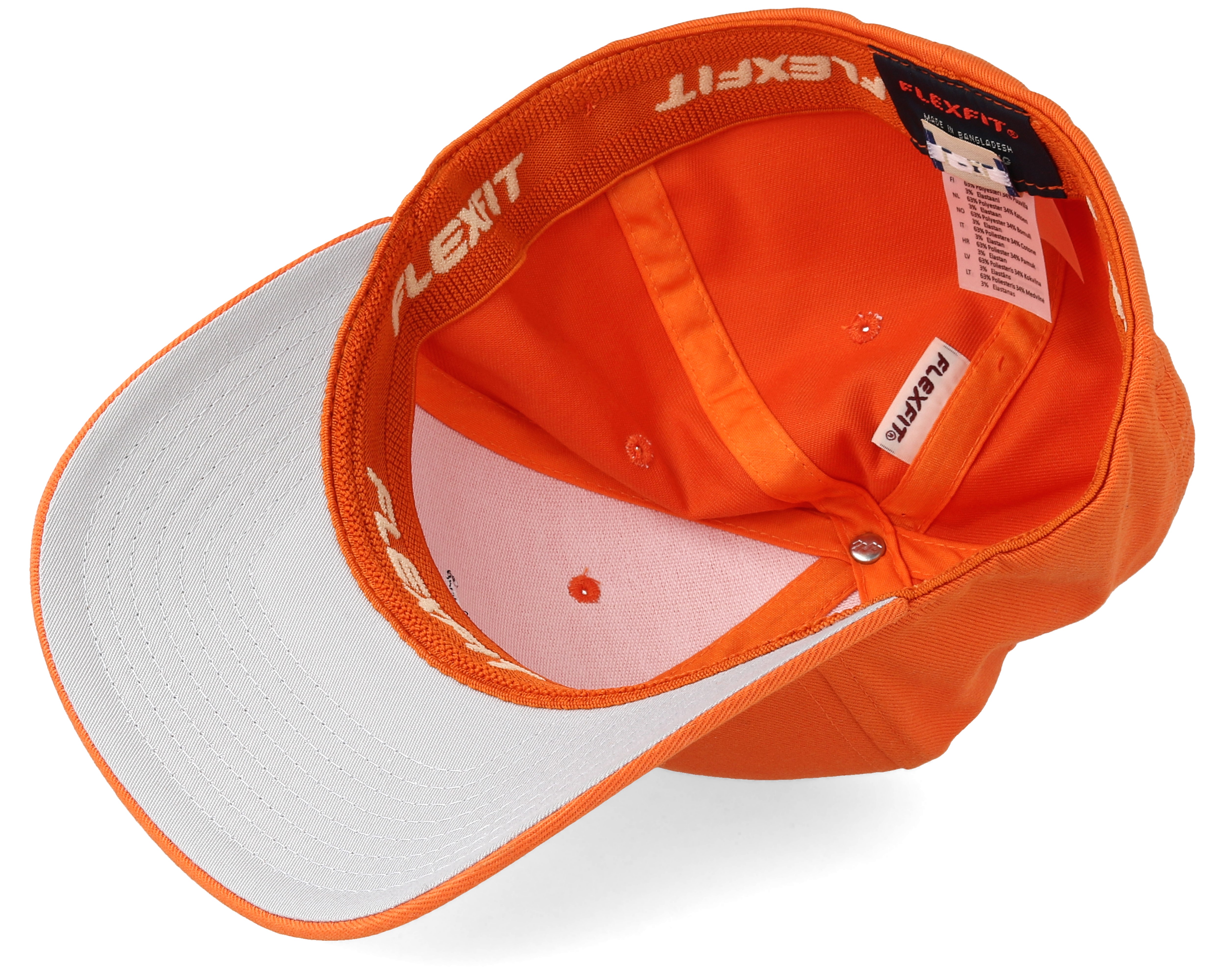 orange flexfit hat