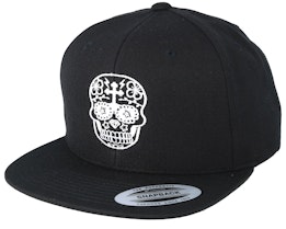 Day Of The Dead Black/White Snapback - Tattoo Collective