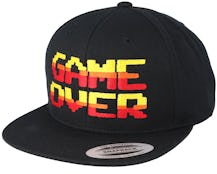 Game Over Black Snapback - Gamerz