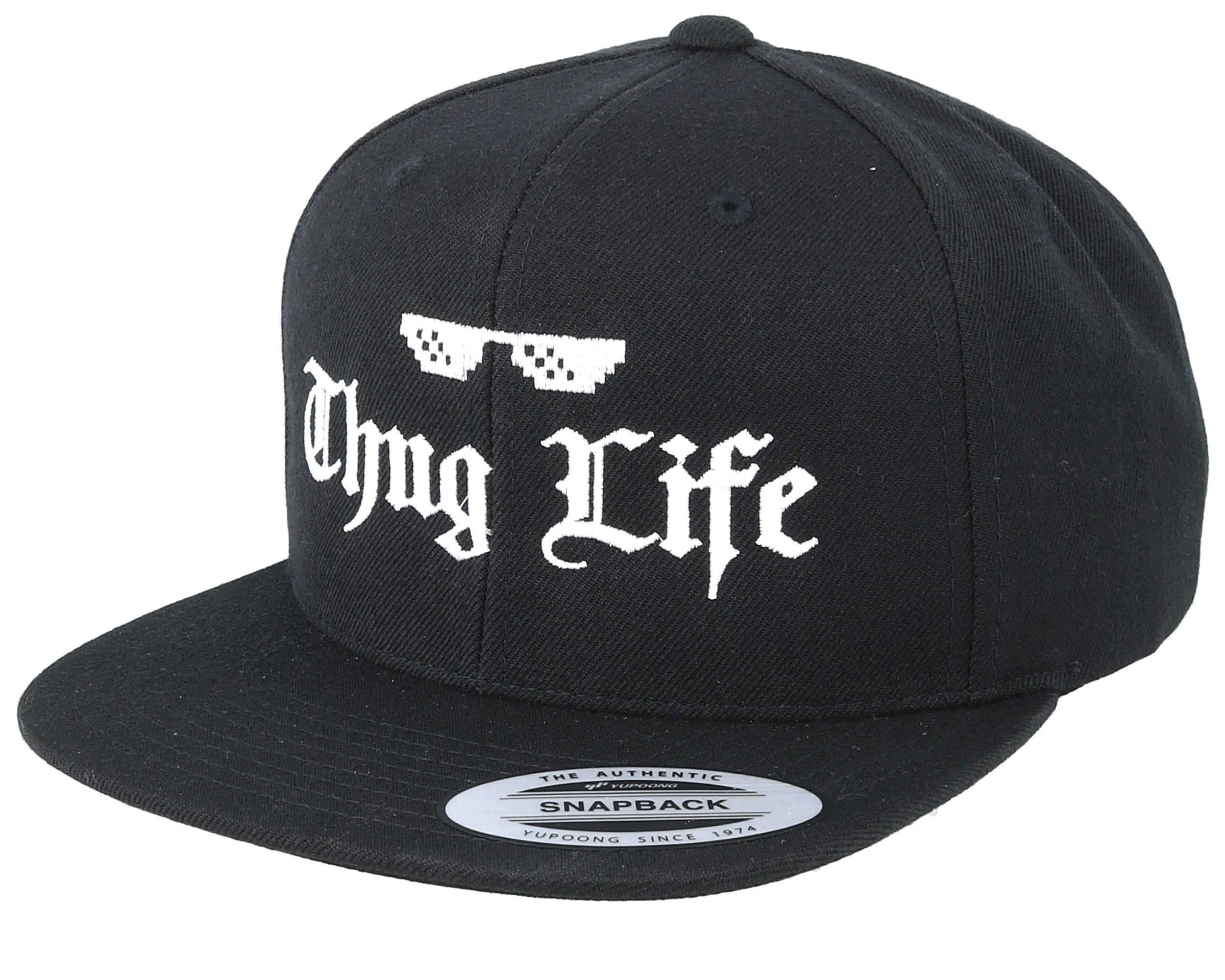 Thug Life Black Snapback Iconic Cap
