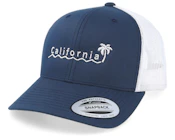 California Palm Navy White Trucker