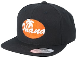 Ohana Black Snapback - Iconic