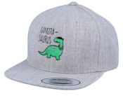 Kids Gangstasaurus Heather Grey Snapback