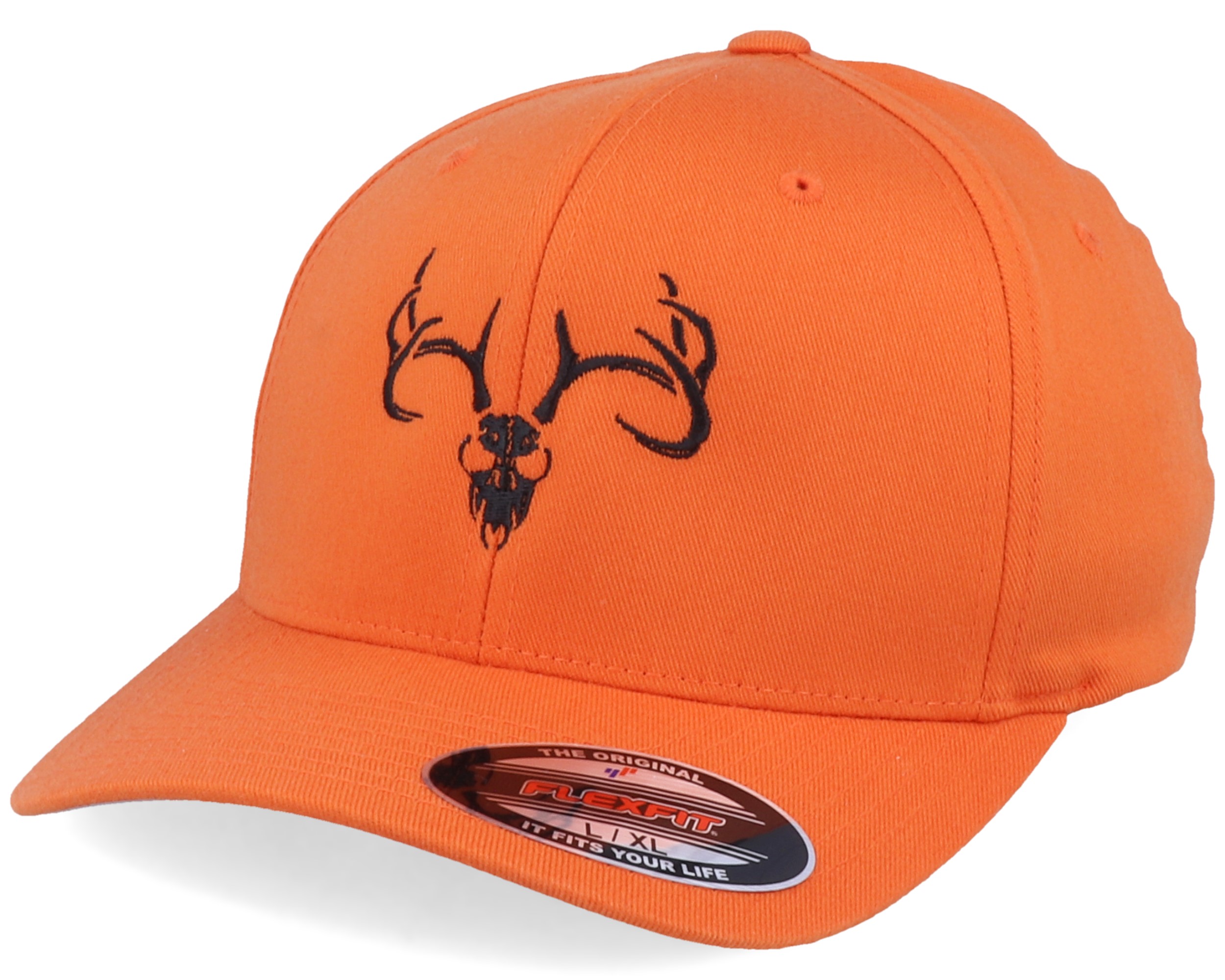 hunter orange flexfit hat