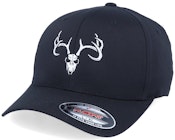Deer Skull Black Flexfit
