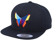 Paper Butterfly Black Snapback - Origami