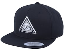 Illuminati Black Snapback - Iconic