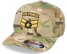 Air Force Insignia Multicam Flexfit - Army Head