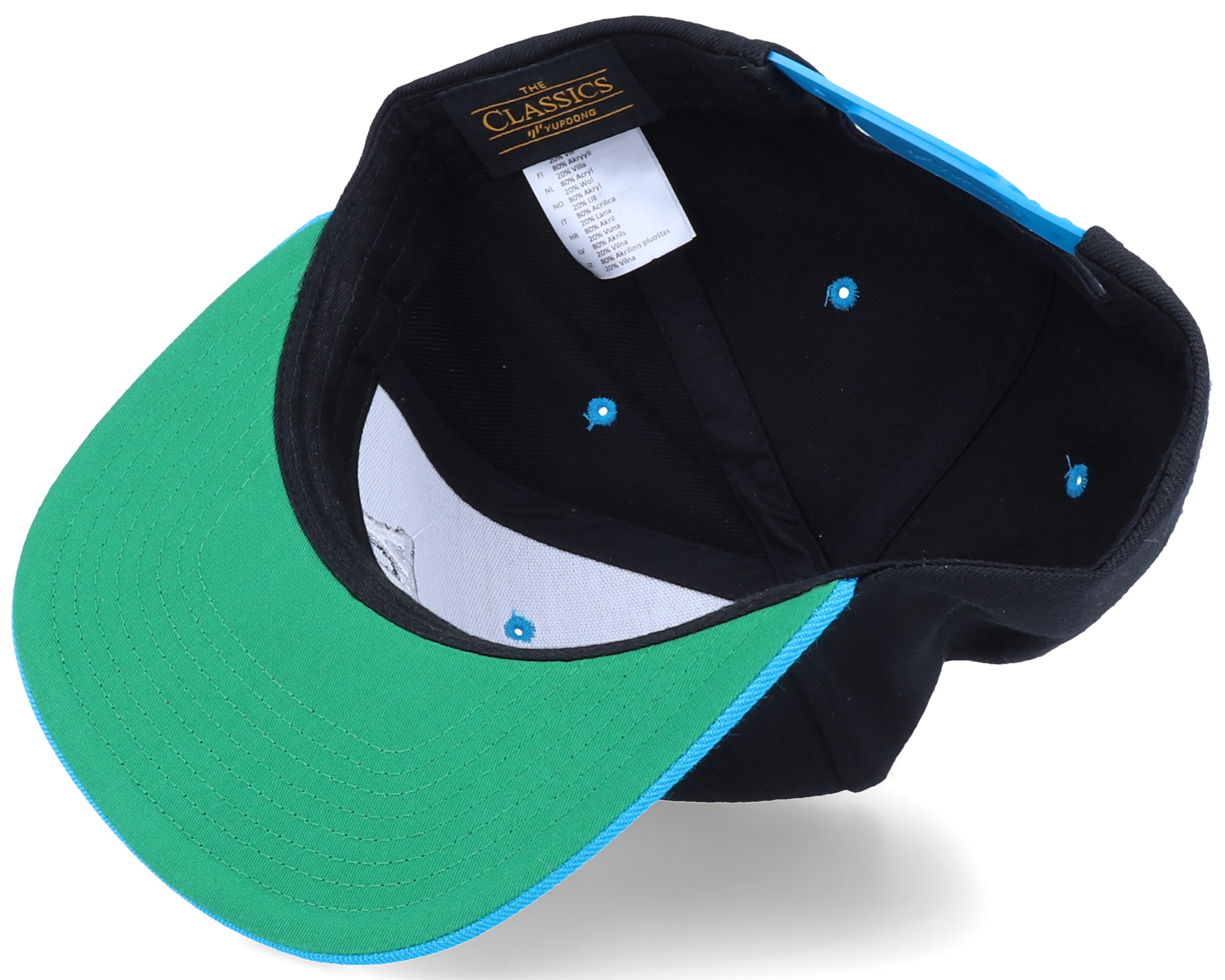 teal snapback