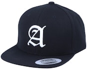 Kids A Letter 3D Black Snapback