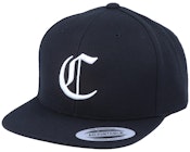 Kids C Letter 3D Black Snapback