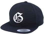 G Letter 3D Black Snapback