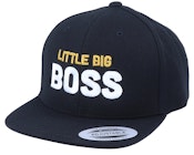 Kids Little Big Boss Black Snapback