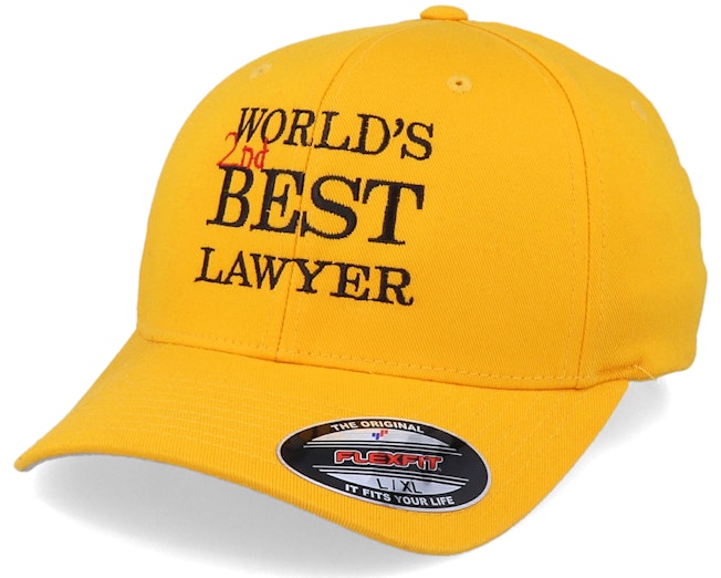 World's Best Lawyer Gold Flexfit Scenes caps Hatstore.ie
