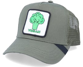 Vegan Patch Olive Trucker - Iconic
