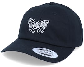 Butterfly Black Organic Dad Cap - Iconic
