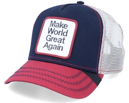 Make World Great Again Patch Navy/Red/Beige Trucker - Iconic