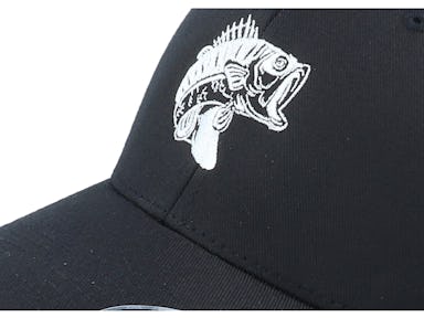 Bass Fish Black Flexfit - Skillfish cap