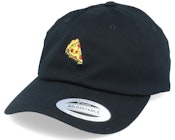 Pizza Slice Of Heaven Organic Dad Cap Black Adjustable