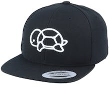 Kids 3D Turtle Black Snapback - Kiddo Cap