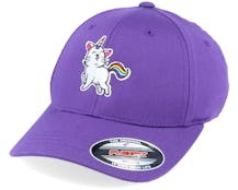 Kids Unicorn Kitty Purple - Unicorns