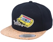 Retro Mix Tape Black/Cork Snapback