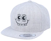 Kids Goofy Smile Heather Grey Snapback