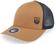 Side Logo 2 Tone Caramel/Black Trucker