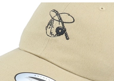 Fly Fishing Khaki Dad Cap - Main Image