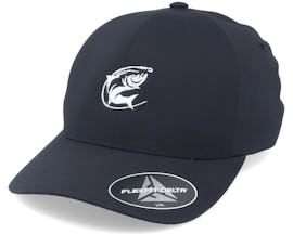 Oval Fishing Logo Black Delta Flexfit - Hunter