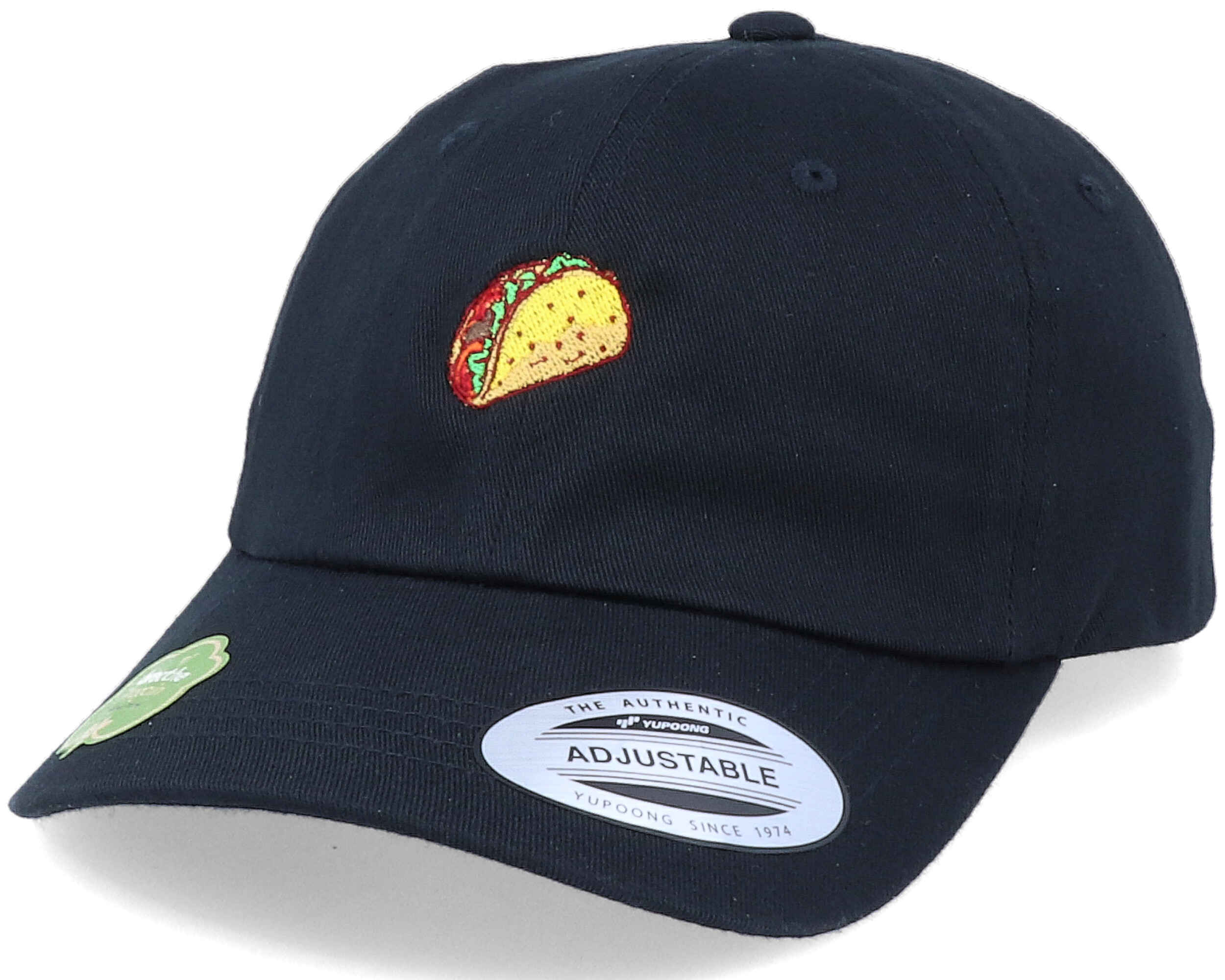 Organic Tiny Taco Black Dad Cap - Iconic keps - Hatstore.se