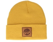 Sunset Logo Patch Mustard Beanie