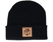 Sunset Logo Patch Black Beanie