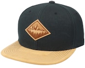 Fir Mountain Patch Black/Suede Snapback