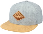 Fir Mountain Patch Heather Grey/Suede Snapback