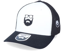 Wild Beard Movember White/Black Trucker - Bearded Man