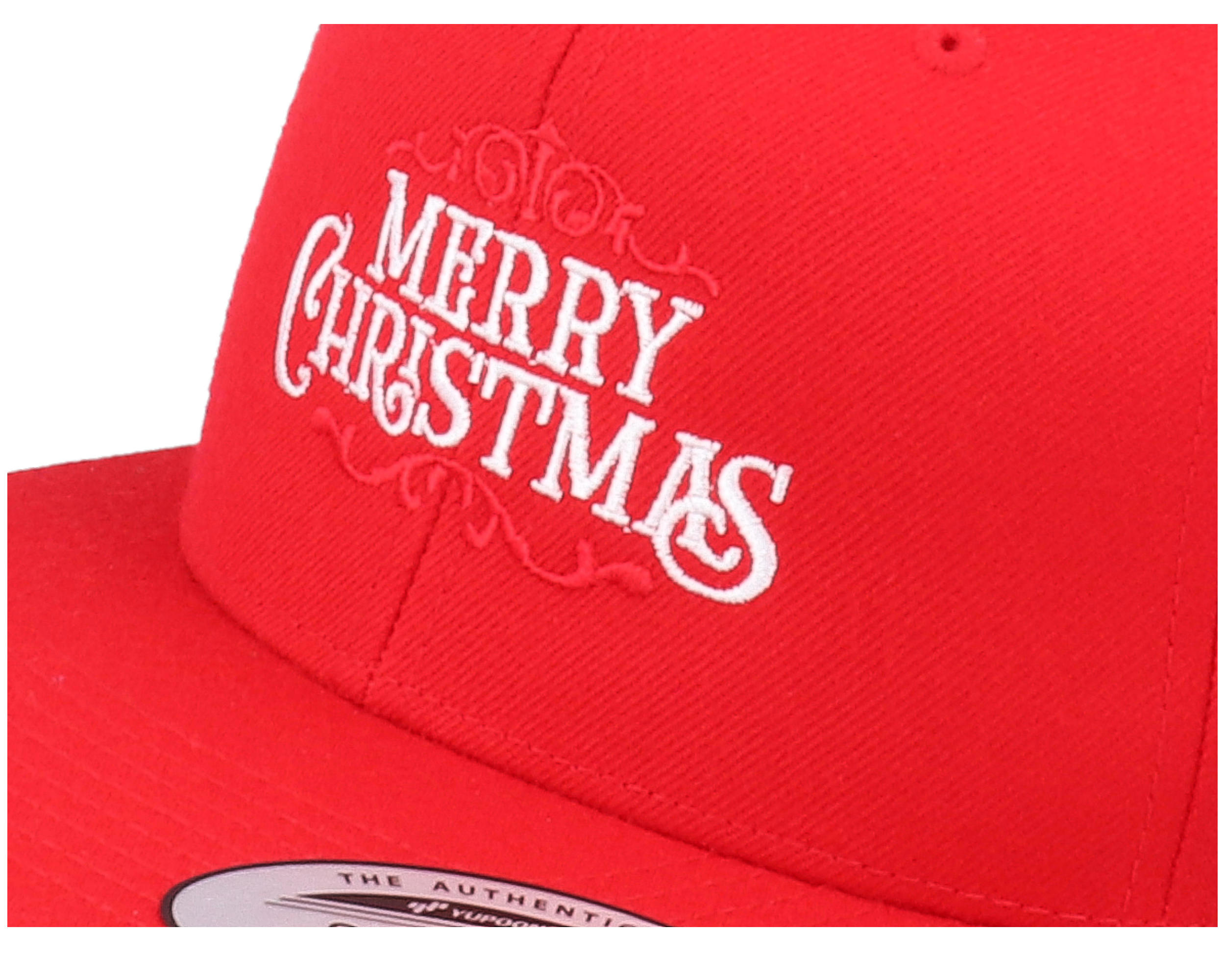 Merry Christmas Red Snapback - Iconic | Hatstore.com
