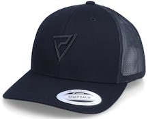 Black Logo 3D Black Trucker - Padelville