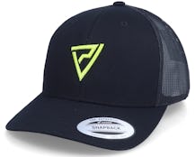 Neon Logo 3D Black Trucker - Padelville