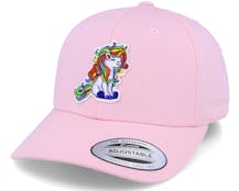 Glorious Unicorn Curls Pink Adjustable - Unicorns