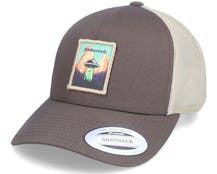 By Aliens Patch Brown/Khaki Trucker - Abducted