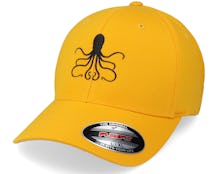 Octopus Silhouette Yellow Flexfit - Iconic