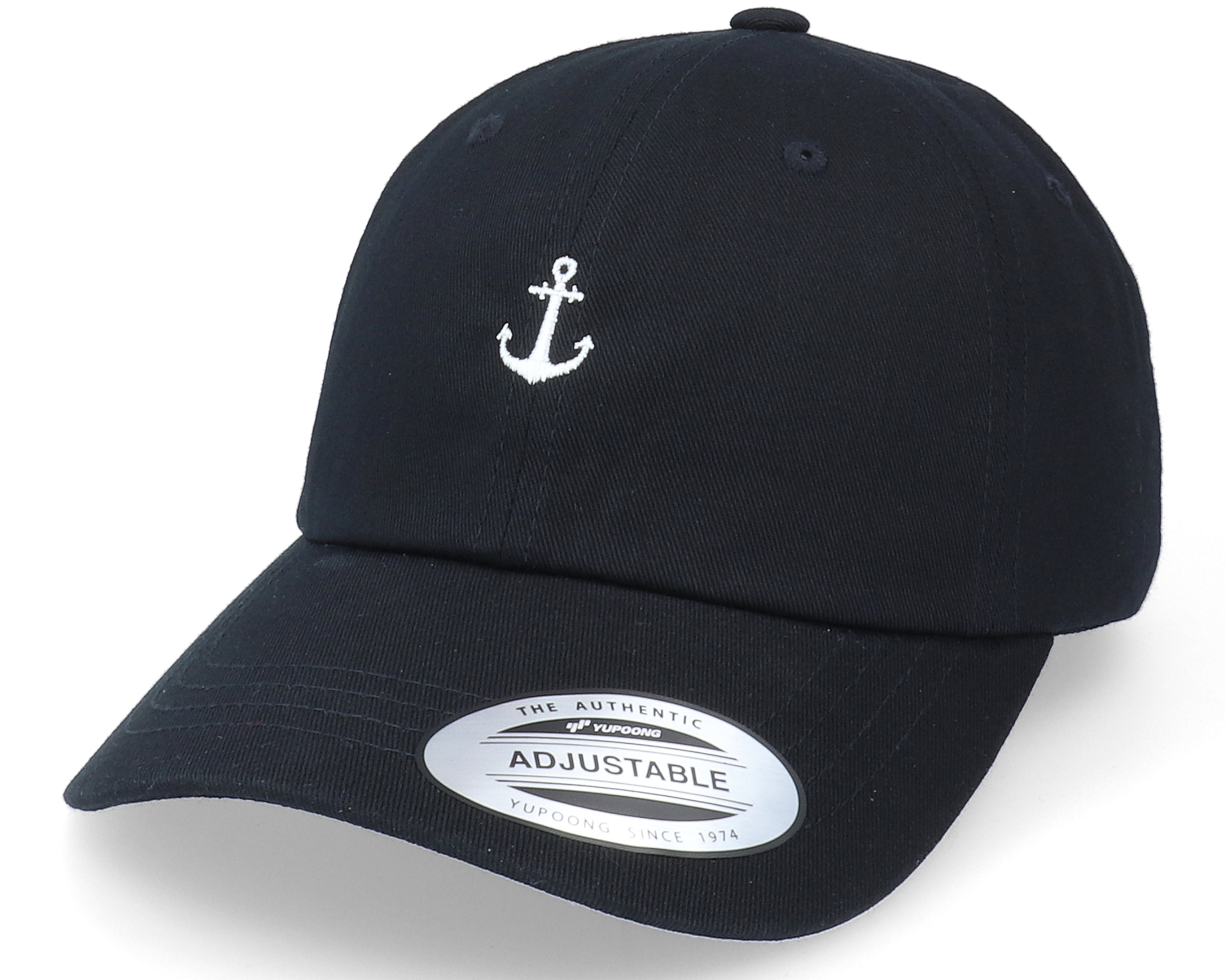 Tiny Anchor Black Dad Cap - Iconic keps - Hatstore.se