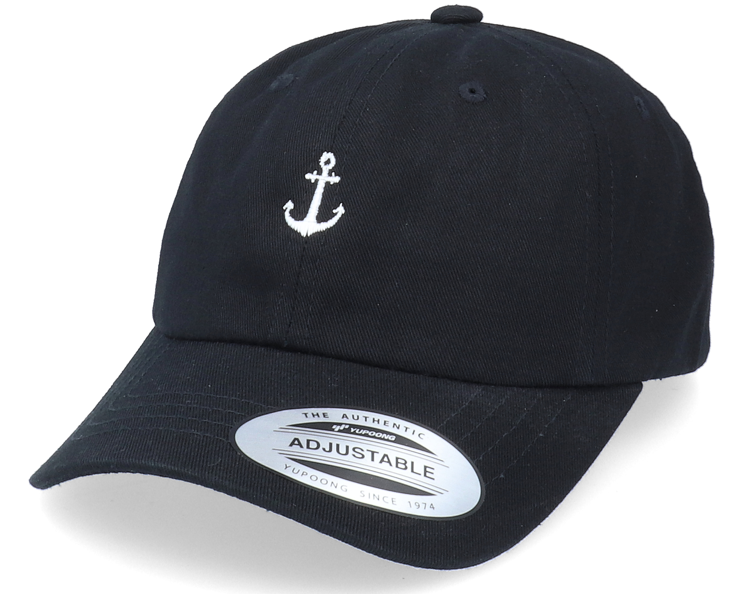 Kids Tiny Anchor Black Dad Cap - Iconic cap | Hatstoreworld.com