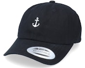 Kids Tiny Anchor Black Dad Cap