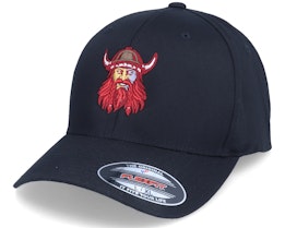 Red Beard Viking Logo Black - Vikings